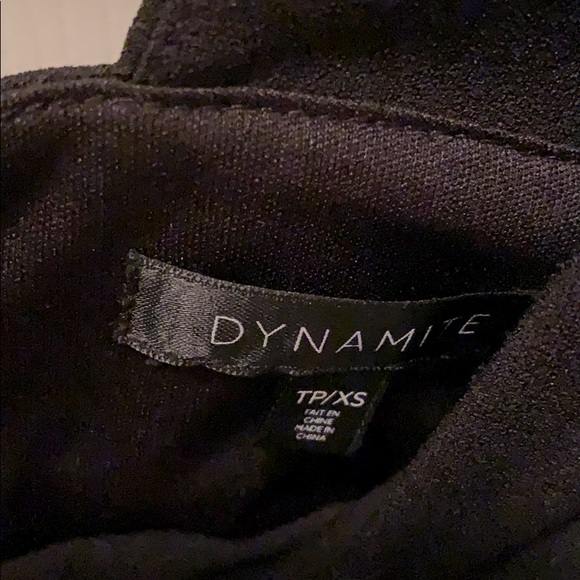 Dynamite black crop top - Picture 3 of 3